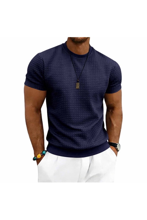 Tight Shirts for Mens Short Sleeve Casual Fashion Sports Tee for Gym Workout Running Athletic Tops
