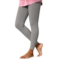 thumbnail image 1 of Klisyaur Womens Leggings Ribbed Knit Elastic High Waist Fall Winter Cozy Tights Stretch Casual Comfy Sport Yoga Pants, 1 of 8