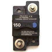 Klixon Boat Thermal Circuit Breaker FDLS-150-1 | Resettable 24VDC 150A