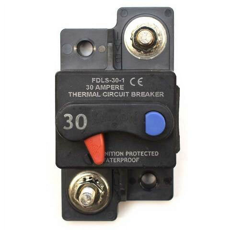 Klixon Boat Thermal Circuit Breaker FDLS301 30A Inline