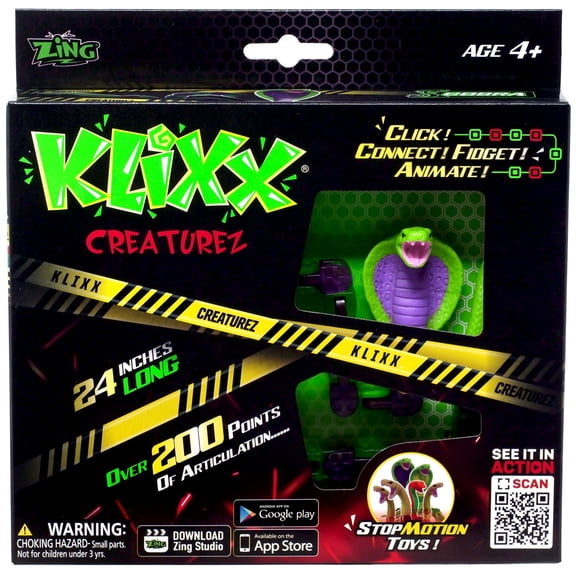 Klixx Creaturez King Cobra Figure