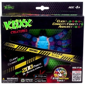 Klixx Creaturez Spider Figure (Blue & Purple)
