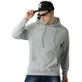 thumbnail image 1 of Klizzer Luxury 100% Cotton Hoodies for Men - Rich Fabric, Soft & Comfortable, GREY MELANGE (Sizes S-2XL), 1 of 7
