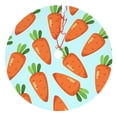 thumbnail image 1 of Kll 36" Christmas Tree Skirt Cartoon Carrot Xmas Tree Skirts Mat For New Year Xmas Holiday Party Indoor Outdoor Home Decoration, 1 of 9
