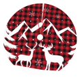 thumbnail image 1 of Kll 36" Christmas Tree Skirt Christmas Buffalo Plaid Xmas Tree Skirts Mat For New Year Xmas Holiday Party Indoor Outdoor Home Decoration, 1 of 9