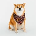 thumbnail image 1 of Kll 70s Groovy Hippie Retro Dog Bandanas,Triangle Reversible Pet Scarf For Small Medium Large And Extra Large Dogs-Large, 1 of 1