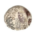 thumbnail image 1 of Kll Abstract Coffee Pattern With Letters Pattern Shower Cap & Bath Cap For Women,Reversible Oversized Waterproof Shower Caps For All Hair Lengths,Elastic Reusable Bathing Hair Cap, 1 of 9