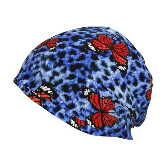 Kll Abstract Colorful Butterflies Winter Fall Beanie Knit Hats For Men & Women - Warm & Soft Stylish Toboggan Caps For Cold Weather