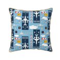 thumbnail image 1 of Kll Airplanes And Aviation Signs Decorative Throw Pillow Covers Velvet Soft For Couch Sofa Bedroom Living Room Outdoor -20"X20", 1 of 8