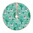 thumbnail image 1 of Kll Alapaca In Boho Christmas Tree Skirt 30",Party Decorations Farmhouse For Christmas Decorations Holiday Party, 1 of 8
