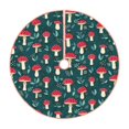 thumbnail image 1 of Kll Amanita Mushroom Christmas Tree Skirt 36",Party Decorations Farmhouse For Christmas Decorations Holiday Party, 1 of 8