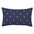 thumbnail image 1 of Kll Anchor Heart Blue Pillow Covers Envelope Closure,Super Soft And Cozy Fuzzy Fleece Pillow Case Cover 14"X20", 1 of 9
