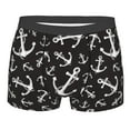 thumbnail image 1 of Kll Anchor Men'S Cotton Boxer Briefs Underwear-Small, 1 of 9