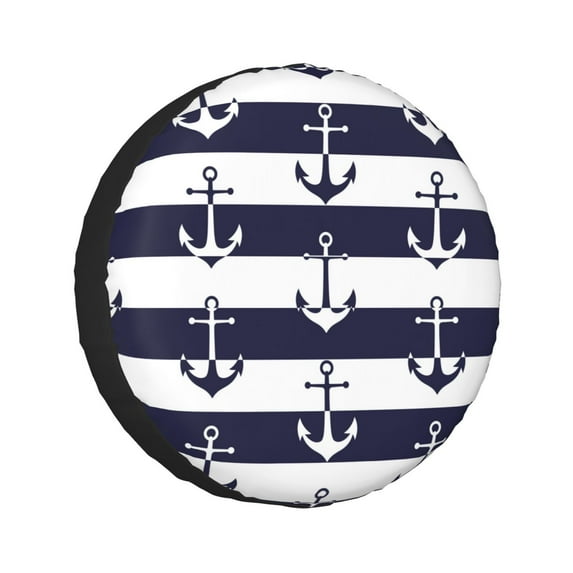Kll Anchors Tire Cover,Universal Wheel Tire Cover For Trailer, Rv, Suv, Truck,Camper And Many Vehicle,(15 Inch)