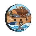 thumbnail image 1 of Kll Animals On Noah'S Ark Tire Cover,Universal Wheel Tire Cover For Trailer, Rv, Suv, Truck,Camper And Many Vehicle,(16 Inch), 1 of 7