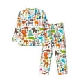 thumbnail image 1 of Kll Animals Sleepwear Mens Flannel Pajamas,Long Cotton Pj Set, 1 of 9