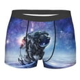 thumbnail image 1 of Kll Astronauts Start Running Men'S Cotton Boxer Briefs Underwear-Small, 1 of 9