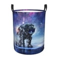 thumbnail image 1 of Kll Astronauts Start Running Waterproof Foldable Laundry Hamper Bucket With Handles For Storage Bin,Kids Room,Home Organizer (Medium), 1 of 8