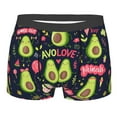thumbnail image 1 of Kll Avocado Love Men'S Cotton Boxer Briefs Underwear-Medium, 1 of 9