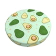 thumbnail image 1 of Kll Avocado Round Bar Chair Cushion Cover 13 Inch,Bar Stool Protector With Elastic, Soft Washable, 1 of 7