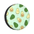 thumbnail image 1 of Kll Avocado Tire Cover,Universal Wheel Tire Cover For Trailer, Rv, Suv, Truck,Camper And Many Vehicle,(15 Inch), 1 of 7