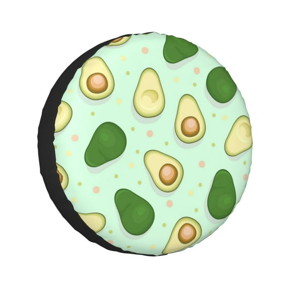 Kll Avocado Tire Cover,Universal Wheel Tire Cover For Trailer, Rv, Suv, Truck,Camper And Many Vehicle,(15 Inch)