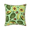 thumbnail image 1 of Kll Avocado With Seeds Decorative Throw Pillow Covers Velvet Soft For Couch Sofa Bedroom Living Room Outdoor -18"X18", 1 of 8