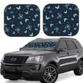 thumbnail image 1 of Kll Beautiful Butterflies Windshield Sun Shade 2-Piece Foldable Car Front Window Sunshade For Most Sedans Suv Truck - Auto Sun Blocker Visor Protector Blocks Max Uv Rays - Small, 1 of 7