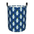 thumbnail image 1 of Kll Beautiful King Penguin Pattern Waterproof Foldable Laundry Hamper Bucket With Handles For Storage Bin,Kids Room,Home Organizer (Small), 1 of 8