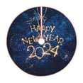 thumbnail image 1 of Kll Beautiful New Year 2024 Christmas Tree Skirt 30",Party Decorations Farmhouse For Christmas Decorations Holiday Party, 1 of 8