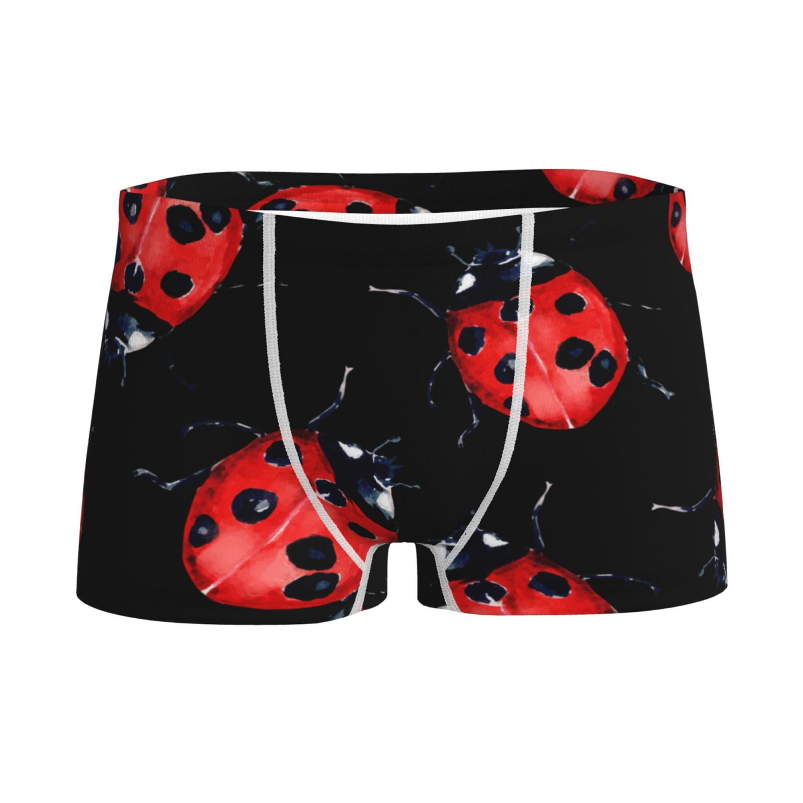 Kll Beautiful Red Ladybug Underwear Boys' Boxer Briefs Shorts Toddler