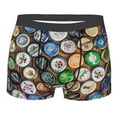 thumbnail image 1 of Kll Beer Caps Men'S Cotton Boxer Briefs Underwear-Large, 1 of 9