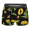 thumbnail image 1 of Kll Bees And Sunflowers Men'S Cotton Boxer Briefs Underwear-X-Large, 1 of 9