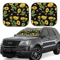 thumbnail image 1 of Kll Bees And Sunflowers Windshield Sun Shade 2-Piece Foldable Car Front Window Sunshade For Most Sedans Suv Truck - Auto Sun Blocker Visor Protector Blocks Max Uv Rays - Large, 1 of 7