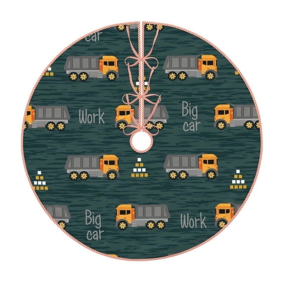 Kll Big Machine Christmas Tree Skirt 48",Party Decorations Farmhouse For Christmas Decorations Holiday Party