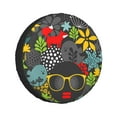 thumbnail image 1 of Kll Black Head Woman With Fox Hair Tire Cover,Universal Wheel Tire Cover For Trailer, Rv, Suv, Truck,Camper And Many Vehicle,(15 Inch), 1 of 7