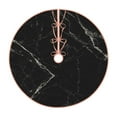 thumbnail image 1 of Kll Black Marble Texture Abstract Christmas Tree Skirt 36",Party Decorations Farmhouse For Christmas Decorations Holiday Party, 1 of 8