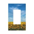 thumbnail image 1 of Kll Blooming Sunflower Field Wall Plate,Gloss Finish,Standard Size 1 - 5" X 3", Polycarbonate Thermoplastic,Electric Receptacle Plug Covers, 1 of 1
