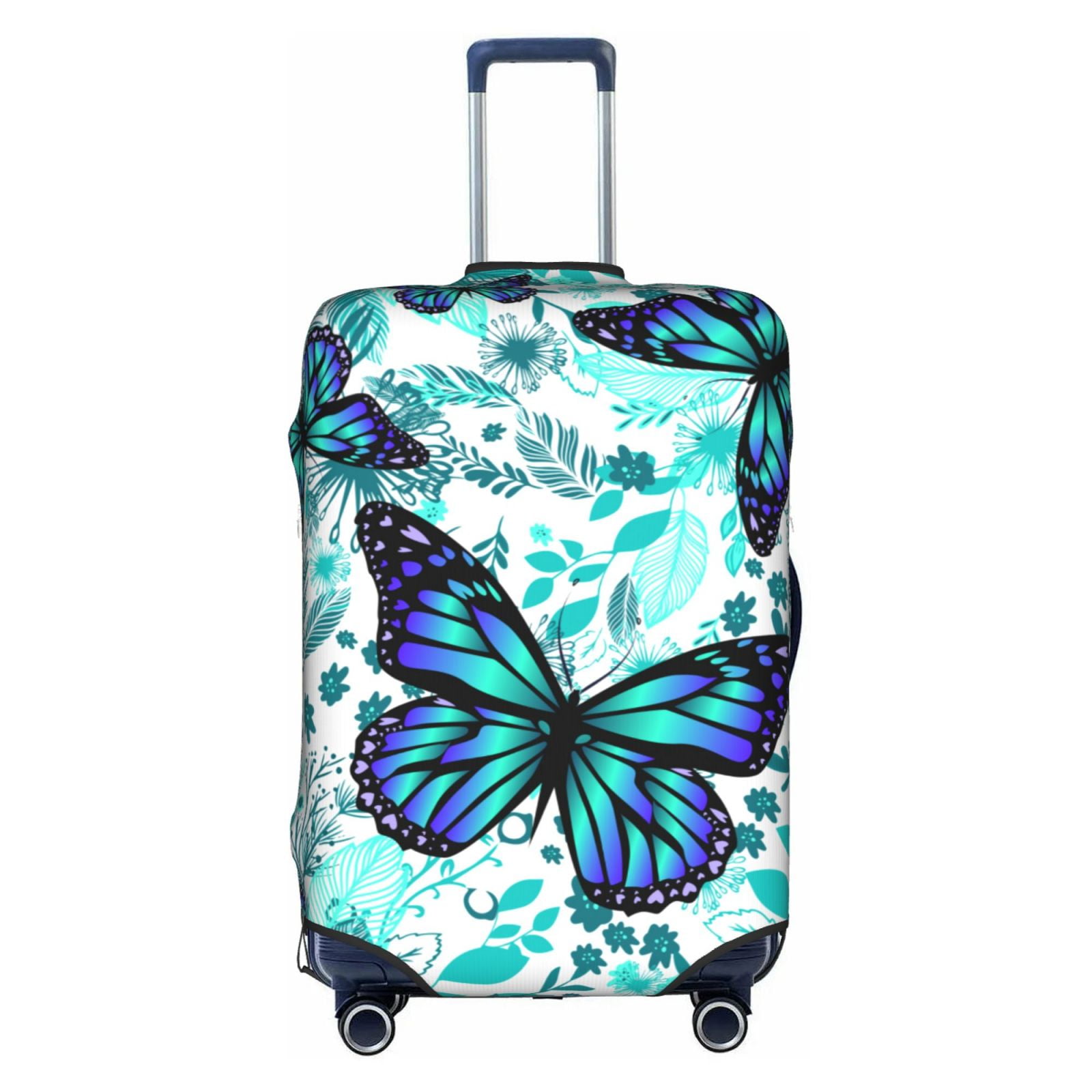 Dandelion Blue Pattern Print Luggage Cover Protector main image 1
