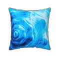 thumbnail image 1 of Kll Blue Shell Decorative Throw Pillow Covers Velvet Soft For Couch Sofa Bedroom Living Room Outdoor -18"X18", 1 of 8