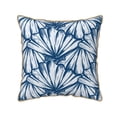 thumbnail image 1 of Kll Blue Shells Decorative Throw Pillow Covers Velvet Soft For Couch Sofa Bedroom Living Room Outdoor -20"X20", 1 of 8