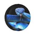 thumbnail image 1 of Kll Blue Viper Snake Tire Cover,Universal Wheel Tire Cover For Trailer, Rv, Suv, Truck,Camper And Many Vehicle,(17 Inch), 1 of 7