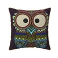 thumbnail image 1 of Kll Boho Owl Decorative Throw Pillow Covers Velvet Soft For Couch Sofa Bedroom Living Room Outdoor -20"X20", 1 of 8