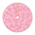 thumbnail image 1 of Kll Breast Cancer Awareness Christmas Tree Skirt 30",Party Decorations Farmhouse For Christmas Decorations Holiday Party, 1 of 8