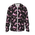 thumbnail image 1 of Kll Breast Cancer Awareness Print Men'S Women’s Upf 50+ Sun Protection Outdoor Hoodie Jacket Long Sleeve Fishing Hiking Performance Shirt- Xx-Large, 1 of 8