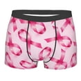 thumbnail image 1 of Kll Breast Cancer Ribbons Awareness Men'S Cotton Boxer Briefs Underwear-Large, 1 of 9