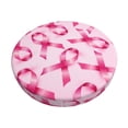 thumbnail image 1 of Kll Breast Cancer Ribbons Awareness Round Bar Chair Cushion Cover 14 Inch,Bar Stool Protector With Elastic, Soft Washable, 1 of 7