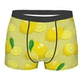 thumbnail image 1 of Kll Bright Lemons Men'S Cotton Boxer Briefs Underwear-X-Large, 1 of 9