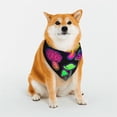 thumbnail image 1 of Kll Bright Mushrooms Dog Bandanas,Triangle Reversible Pet Scarf For Small Medium Large And Extra Large Dogs-Small, 1 of 8