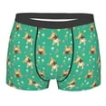 thumbnail image 1 of Kll Bulldog Puppy Flower Men'S Cotton Boxer Briefs Underwear-Xx-Large, 1 of 9